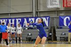 Volleyball vs Babson  Wheaton Women's Volleyball vs Babson College. - Photo by Keith Nordstrom : Wheaton, Volleyball, VB